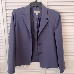 Petite Sophisticate Light Blue Size 8 Blazer